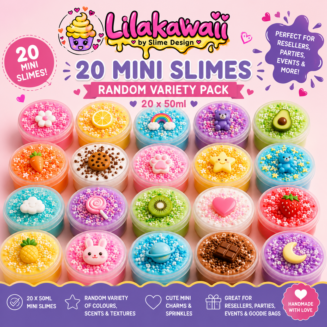 Mini Slimes – Wholesale Variety Pack