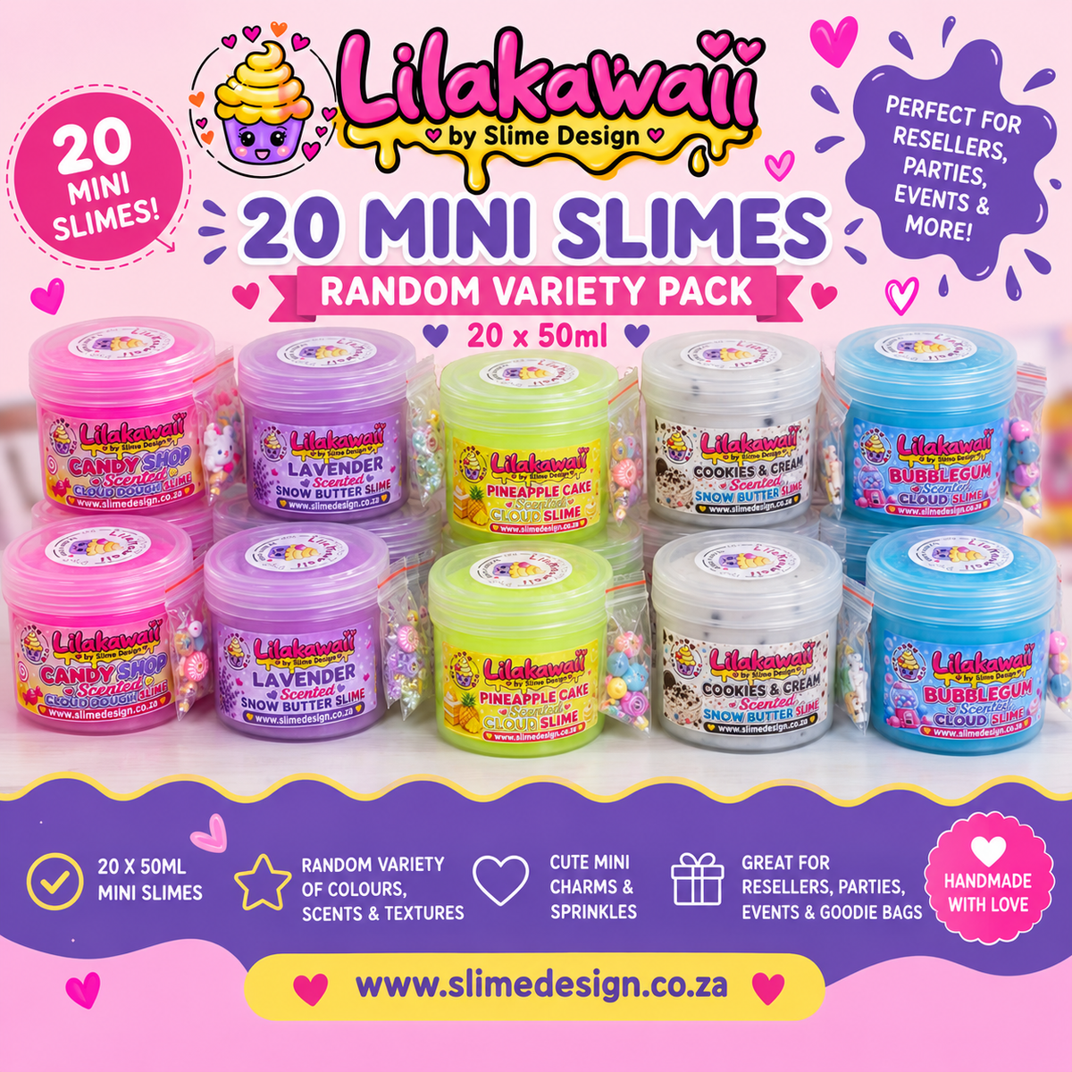 Mini Slimes – Wholesale Variety Pack
